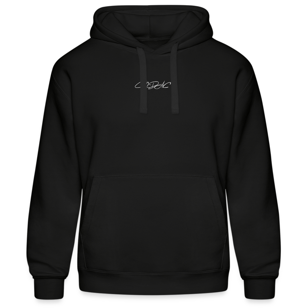 Sweat à capuche YOU'RE vert - noir