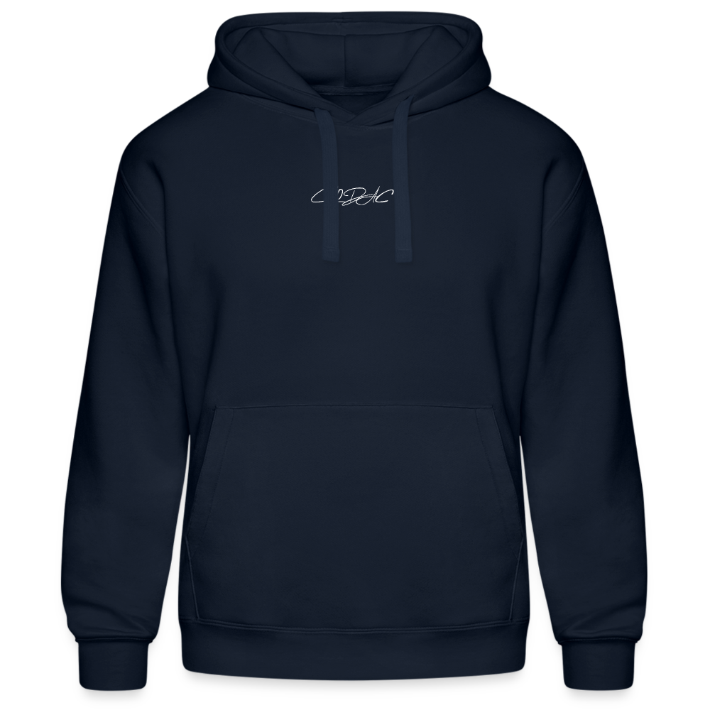 Sweat à capuche YOU'RE vert - marine