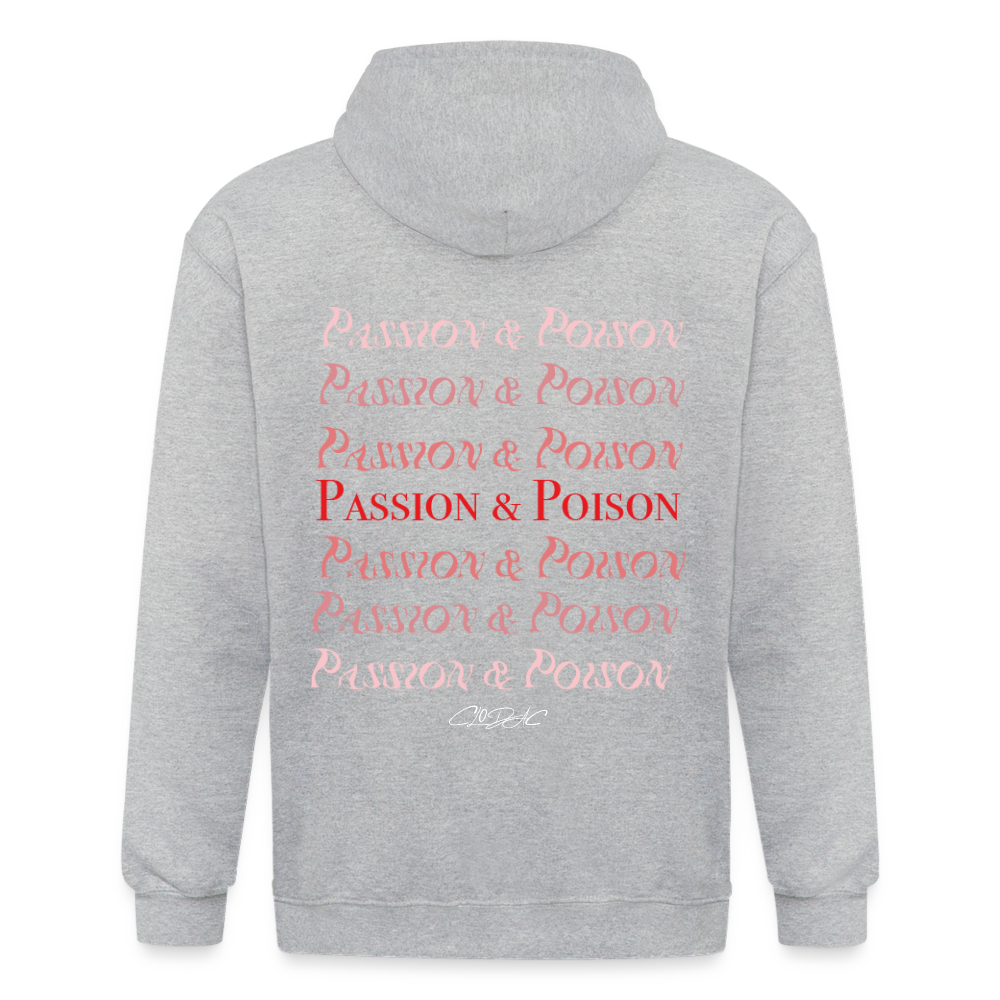 Veste unisexe PASSION X POSION - heather grey