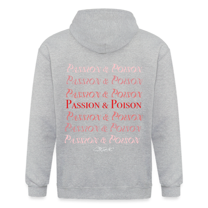 Veste unisexe PASSION X POSION - heather grey
