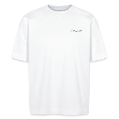 T-shirt bio oversize VIBES - blanc