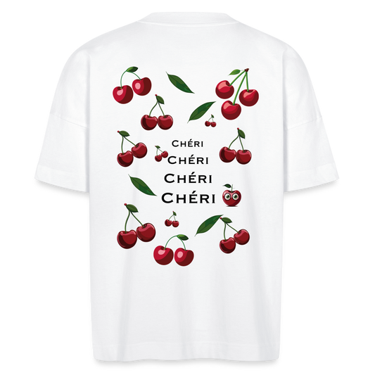 T-shirt oversize CHERI homme - blanc